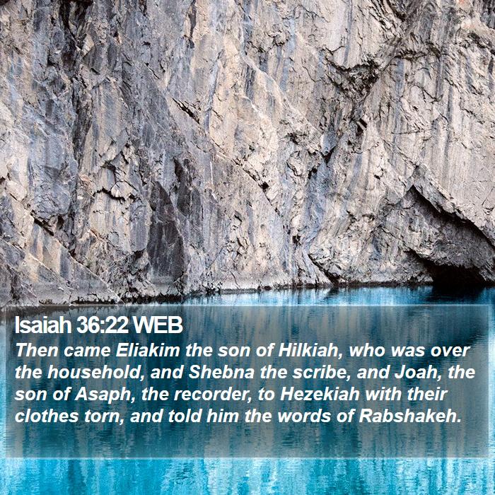 Isaiah 36 Scripture Images - Isaiah Chapter 36 WEB Bible Verse