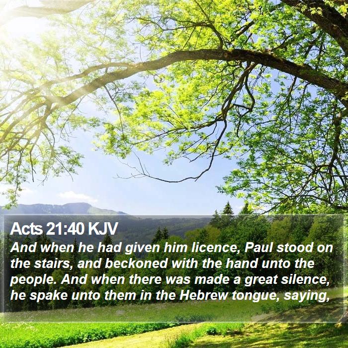 Acts 21 Scripture Images - Acts Chapter 21 KJV Bible Verse Pictures