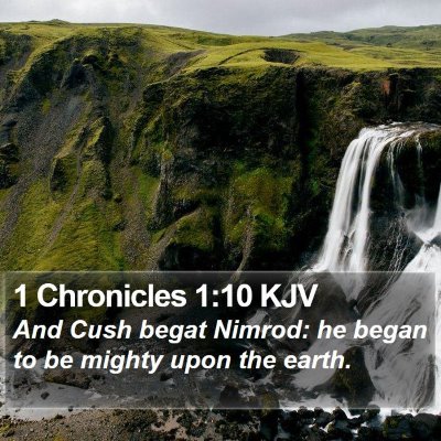 1 Chronicles 1:10 KJV Bible Verse Image