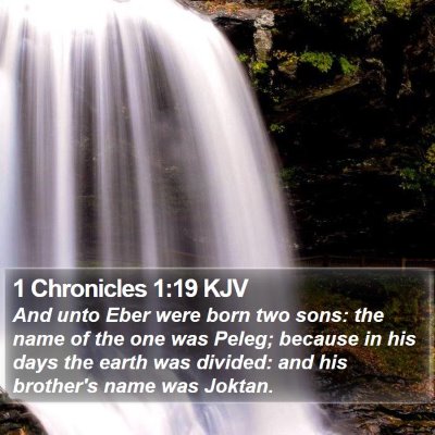 1 Chronicles 1:19 KJV Bible Verse Image