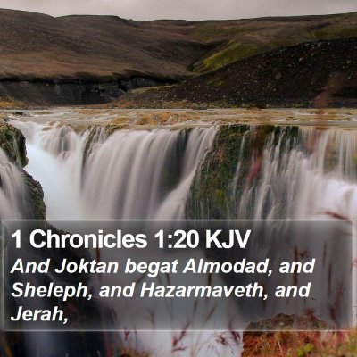 1 Chronicles 1:20 KJV Bible Verse Image