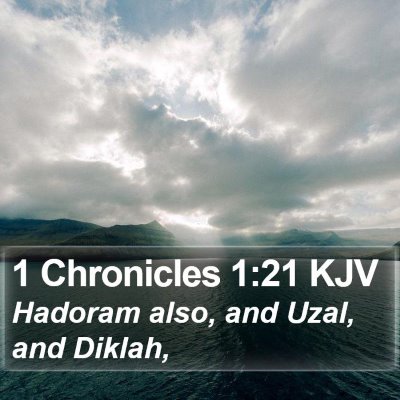 1 Chronicles 1:21 KJV Bible Verse Image
