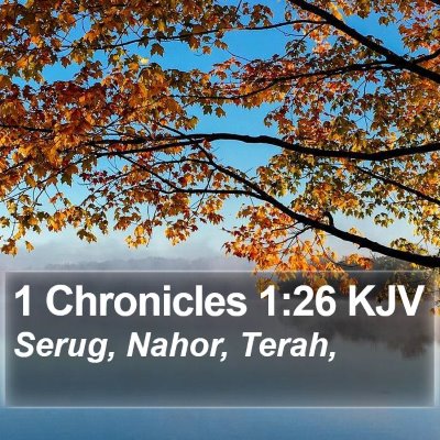 1 Chronicles 1:26 KJV Bible Verse Image