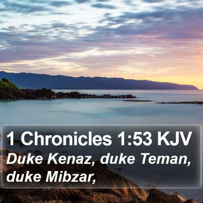 1 Chronicles 1:53 KJV Bible Verse Image
