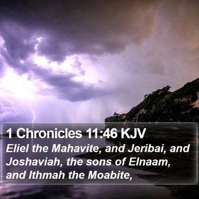 1 Chronicles 11:46 KJV Bible Verse Image