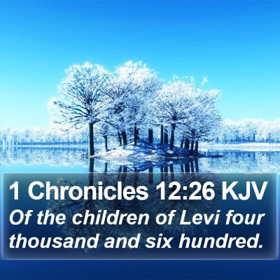 1 Chronicles 12:26 KJV Bible Verse Image