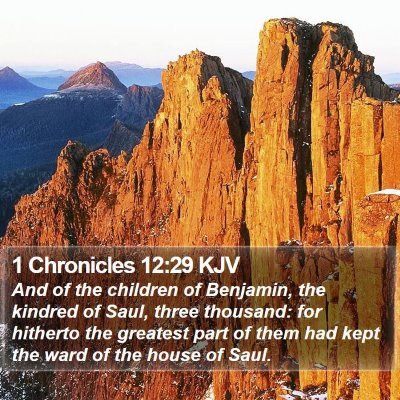 1 Chronicles 12:29 KJV Bible Verse Image