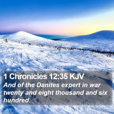 1 Chronicles 12:35 KJV Bible Verse Image