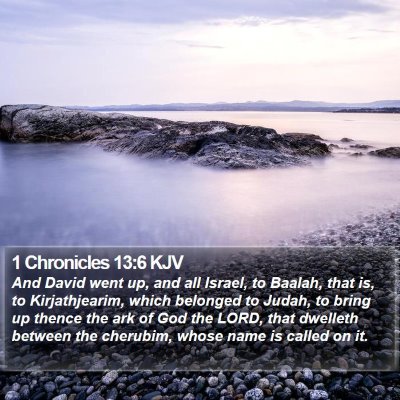 1 Chronicles 13:6 KJV Bible Verse Image