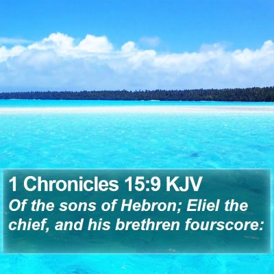1 Chronicles 15:9 KJV Bible Verse Image