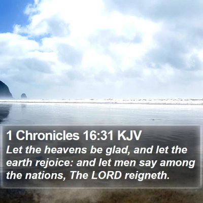1 Chronicles 16:31 KJV Bible Verse Image