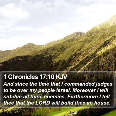 1 Chronicles 17:10 KJV Bible Verse Image