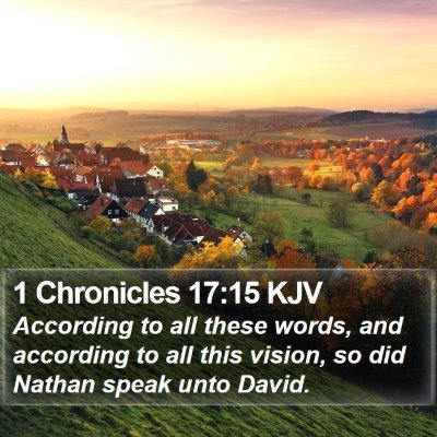 1 Chronicles 17:15 KJV Bible Verse Image