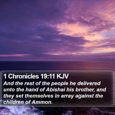 1 Chronicles 19:11 KJV Bible Verse Image