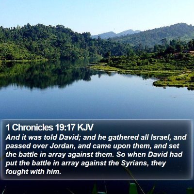 1 Chronicles 19:17 KJV Bible Verse Image