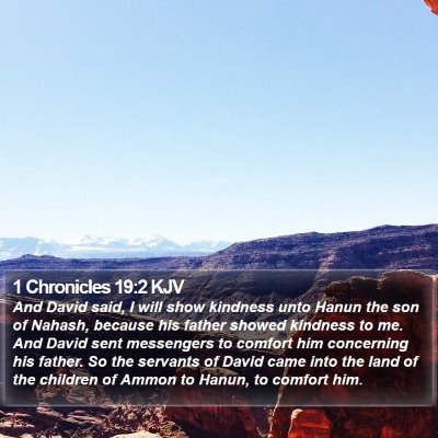 1 Chronicles 19:2 KJV Bible Verse Image