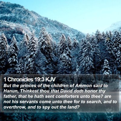 1 Chronicles 19:3 KJV Bible Verse Image