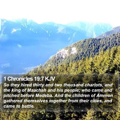 1 Chronicles 19:7 KJV Bible Verse Image