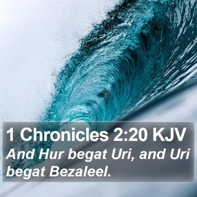 1 Chronicles 2:20 KJV Bible Verse Image