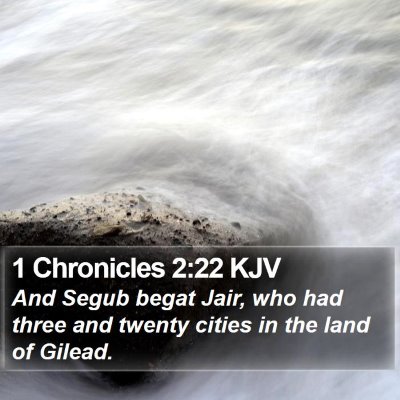 1 Chronicles 2:22 KJV Bible Verse Image