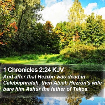 1 Chronicles 2:24 KJV Bible Verse Image