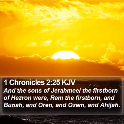1 Chronicles 2:25 KJV Bible Verse Image