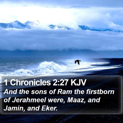 1 Chronicles 2:27 KJV Bible Verse Image