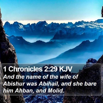 1 Chronicles 2:29 KJV Bible Verse Image