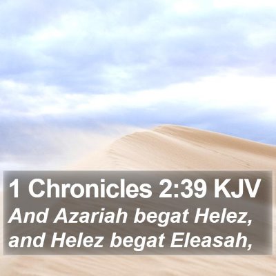 1 Chronicles 2:39 KJV Bible Verse Image