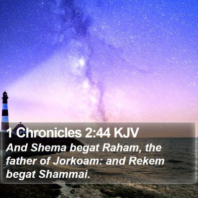 1 Chronicles 2:44 KJV Bible Verse Image