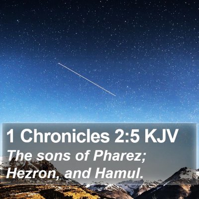 1 Chronicles 2:5 KJV Bible Verse Image