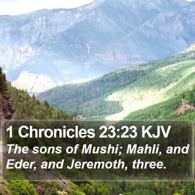 1 Chronicles 23:23 KJV Bible Verse Image
