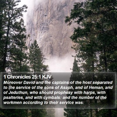 1 Chronicles 25:1 KJV Bible Verse Image