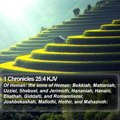 1 Chronicles 25:4 KJV Bible Verse Image