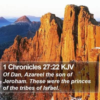 1 Chronicles 27:22 KJV Bible Verse Image