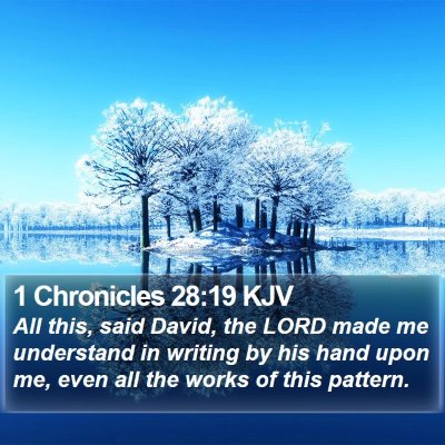 1 Chronicles 28:19 KJV Bible Verse Image