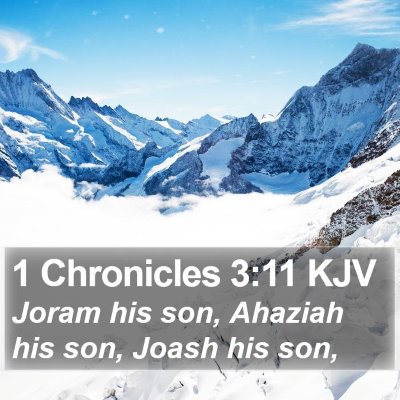 1 Chronicles 3:11 KJV Bible Verse Image