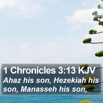 1 Chronicles 3:13 KJV Bible Verse Image