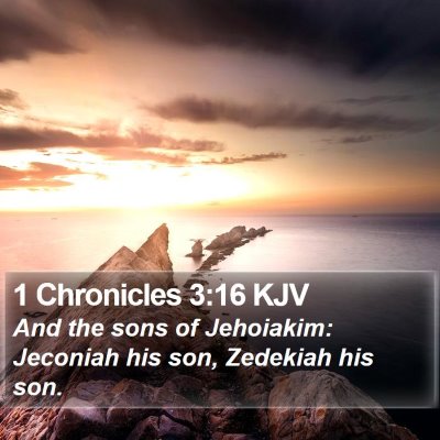 1 Chronicles 3:16 KJV Bible Verse Image