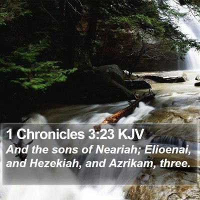 1 Chronicles 3:23 KJV Bible Verse Image