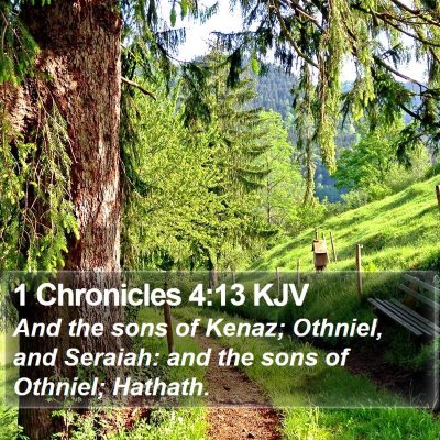 1 Chronicles 4:13 KJV Bible Verse Image