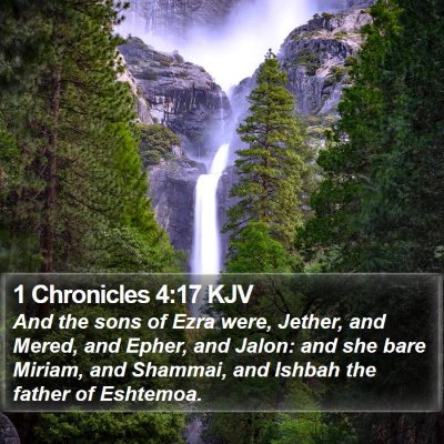 1 Chronicles 4:17 KJV Bible Verse Image