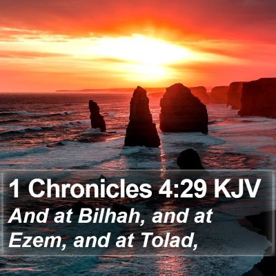 1 Chronicles 4:29 KJV Bible Verse Image