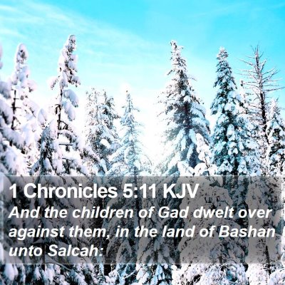 1 Chronicles 5:11 KJV Bible Verse Image