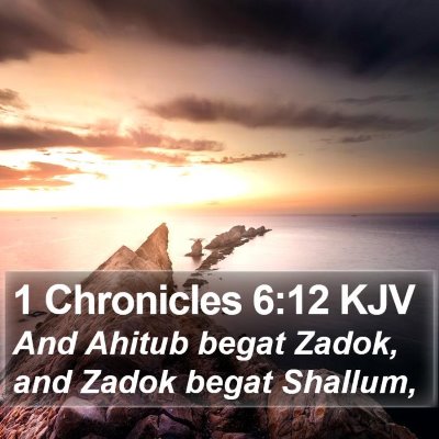 1 Chronicles 6:12 KJV Bible Verse Image