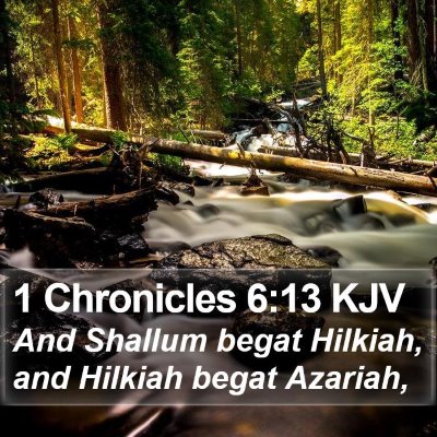 1 Chronicles 6:13 KJV Bible Verse Image