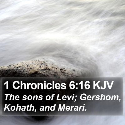 1 Chronicles 6:16 KJV Bible Verse Image