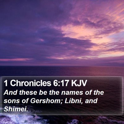 1 Chronicles 6:17 KJV Bible Verse Image