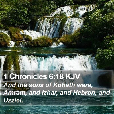 1 Chronicles 6:18 KJV Bible Verse Image