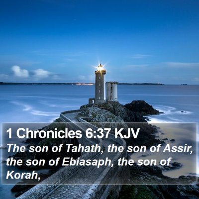 1 Chronicles 6:37 KJV Bible Verse Image